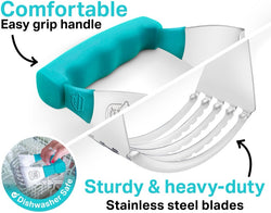 Pastry Cutter Tool — Turquoise image 4