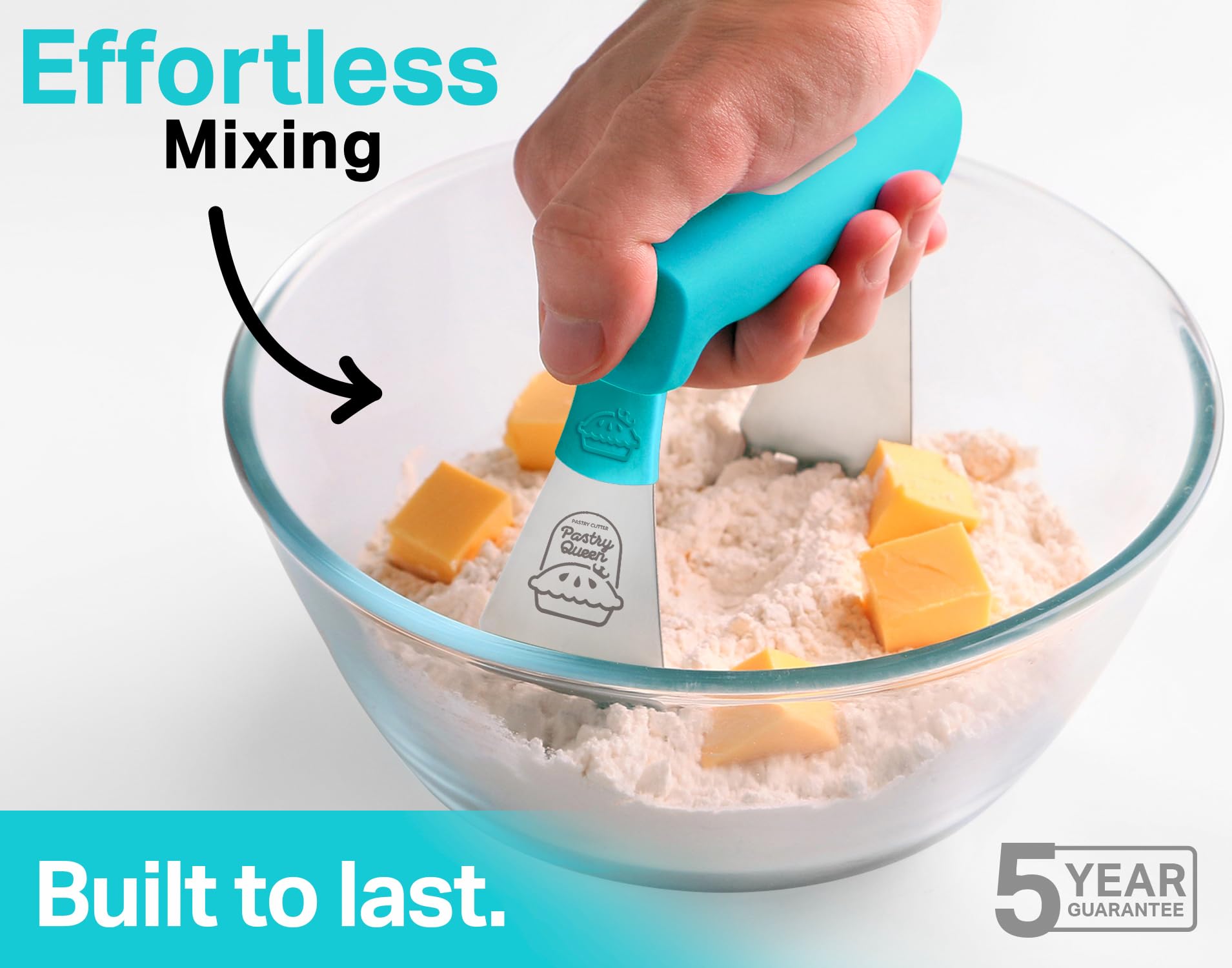 Pastry Cutter Tool — Turquoise image 5